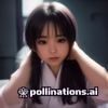 黄直播才艺主播小晴的头像，年轻女性主播微笑肖像，背景为直播间暖光环境